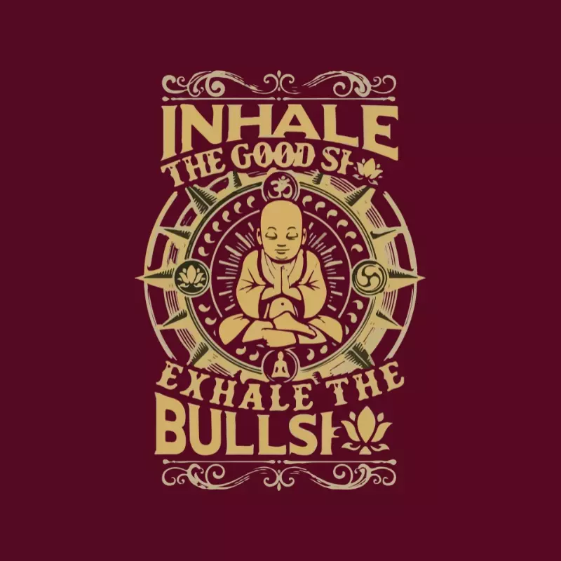 Trippy Tales: Inhale Zen | Supima T-Shirt