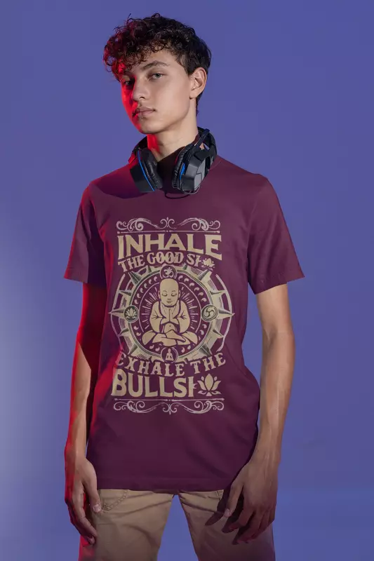 Trippy Tales: Inhale Zen | Supima T-Shirt