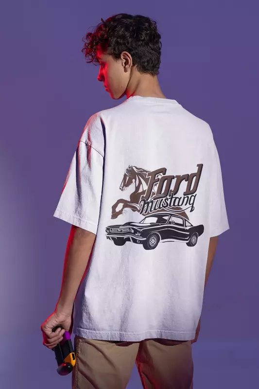 Rev & Ride: Mustang legacy | Oversized T-Shirt