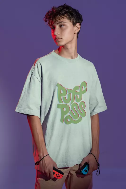 Trippy Tales: Puff & Pass | Oversized T-Shirt