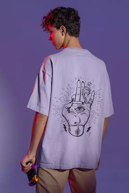 Trippy Tales: Third Eye Peace | Oversized T-Shirt