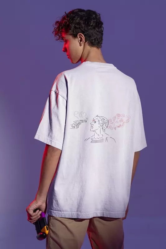 Bite Bliss: Trigger treats | Oversized T-Shirt