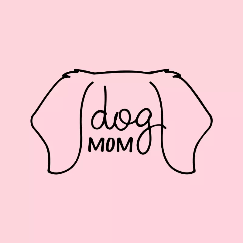 Bark & Purr: Dog Mom Love | Supima T-Shirt