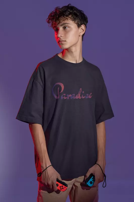 Stamped Souls:Paradise |  Oversized T-Shirts