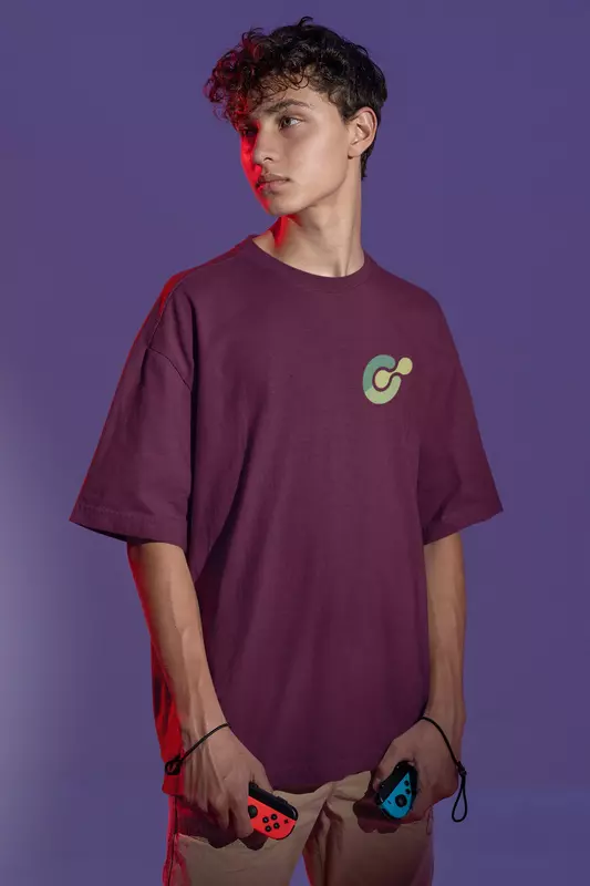 CANBERRA CLOTHING: Maroon | Oversized T-Shirt